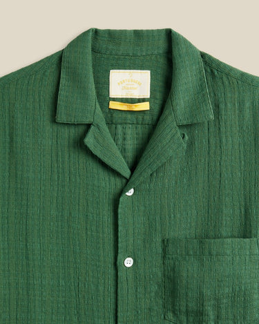 Portuguese Flannel GRAIN Skjorte GREEN - KYOTO - Portuguese Flannel