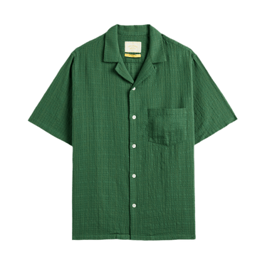 Portuguese Flannel GRAIN Skjorte GREEN - KYOTO - Portuguese Flannel