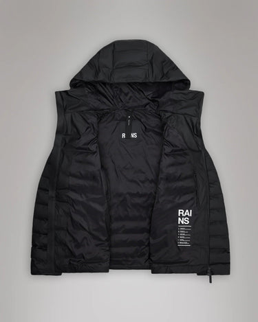 Rains Lohja Puffer Jacket Black - KYOTO - Rains