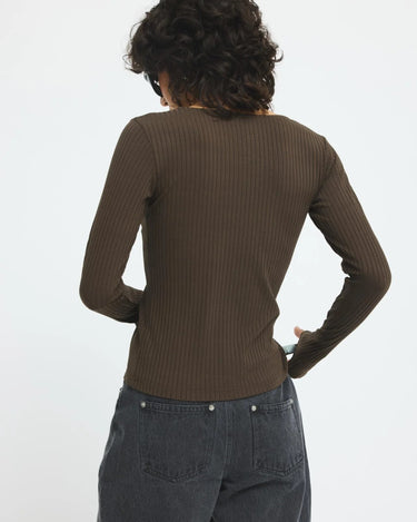 Résumé DottieRS Blouse Dark Brown - KYOTO - Résumé