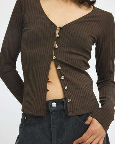 Résumé DottieRS Blouse Dark Brown - KYOTO - Résumé