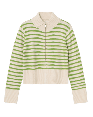 Résumé FlorentineRS Knit Cardigan Green Stripe - KYOTO - Résumé