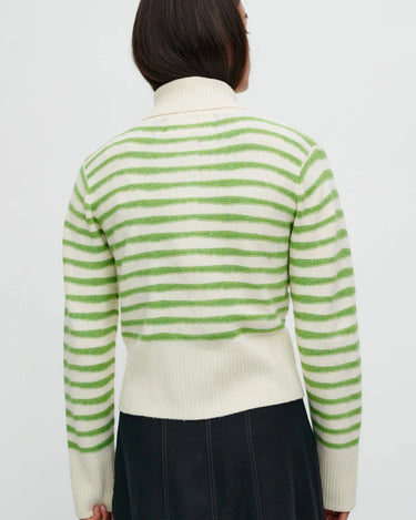 Résumé FlorentineRS Knit Cardigan Green Stripe - KYOTO - Résumé