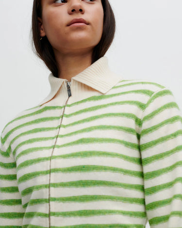 Résumé FlorentineRS Knit Cardigan Green Stripe - KYOTO - Résumé