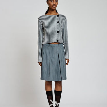 Résumé GudrunRS Knit Cardigan Grey Melange - KYOTO - Résumé