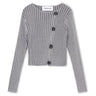 Résumé GudrunRS Knit Cardigan Grey Melange - KYOTO - Résumé