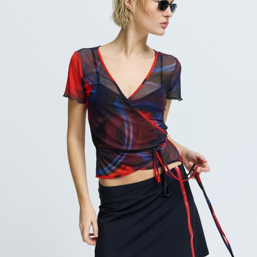 Résumé HarperRS Blouse Multi Red - KYOTO - Résumé