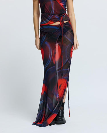 Résumé HarperRS Skirt Multi Red - KYOTO - Résumé