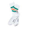 ROTOTO R1399 WHT/GRN/D.OR socks - KYOTO - ROTOTO