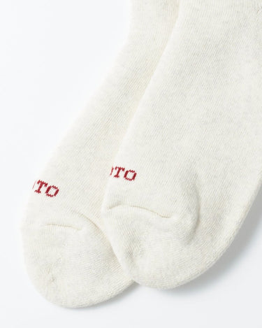 ROTOTO R1552 RAFFY SWEAT SOCKS "R" D.RED - KYOTO - ROTOTO