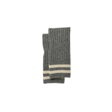 ROTOTO R5092 STRIPE SEAMLESS GRAY HAND WARMER - KYOTO - ROTOTO