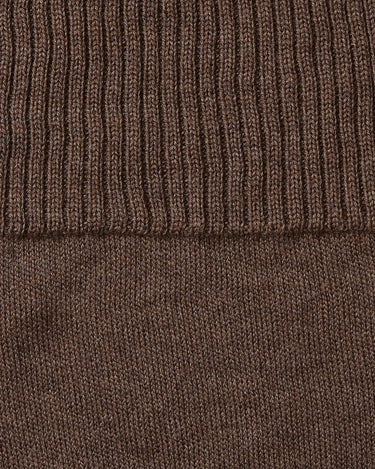 ROTOTO R5158 EXTRA FINE MERINO SEAMLESS SNOOD BROWN neckwarmer - KYOTO - ROTOTO