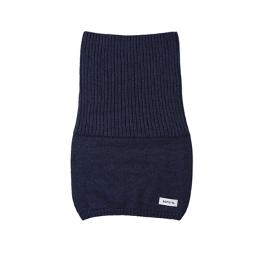 ROTOTO R5158 EXTRA FINE MERINO SEAMLESS SNOOD NAVY neckwarmer - KYOTO - ROTOTO