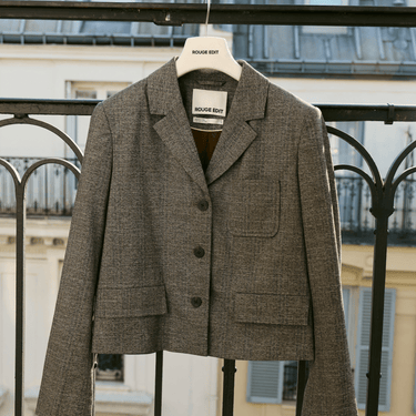 ROUGE EDIT ROUBRENT LS SB BLAZER Chicory Coffee - KYOTO - ROUGE EDIT