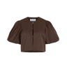 ROUGE EDIT ROUDETTA 2/4 SHORT BLAZER/R Chicory Coffee - KYOTO - ROUGE EDIT