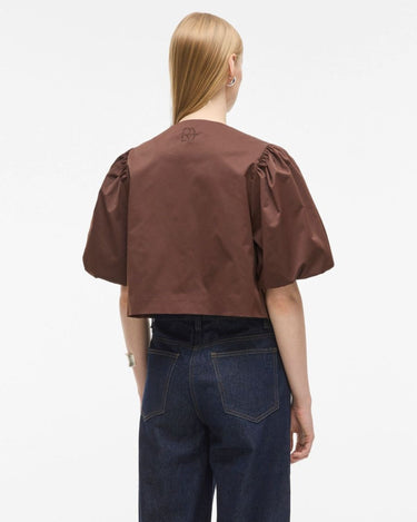 ROUGE EDIT ROUDETTA 2/4 SHORT BLAZER/R Chicory Coffee - KYOTO - ROUGE EDIT
