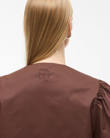 ROUGE EDIT ROUDETTA 2/4 SHORT BLAZER/R Chicory Coffee - KYOTO - ROUGE EDIT