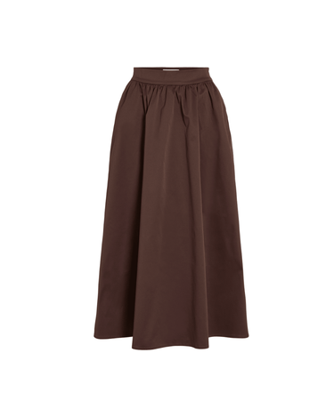ROUGE EDIT ROUDETTA HW ANKLE SKIRT/R Chicory Coffee - KYOTO - ROUGE EDIT
