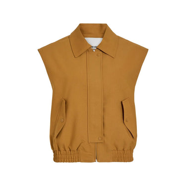 ROUGE EDIT ROUELENA WAISTCOAT Bone Brown - KYOTO - ROUGE EDIT