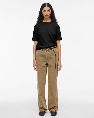 ROUGE EDIT ROUKATE SS O - NECK KNIT Meteorite - KYOTO - ROUGE EDIT
