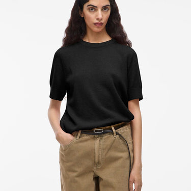 ROUGE EDIT ROUKATE SS O - NECK KNIT Meteorite - KYOTO - ROUGE EDIT