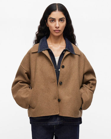 ROUGE EDIT ROUMYLENE LS JACKET Petrified Oak - KYOTO - ROUGE EDIT