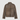 ROUGE EDIT ROUNILA LS LEATHER OVERSHIRT Petrified Oak - KYOTO - ROUGE EDIT