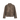ROUGE EDIT ROUNILA LS LEATHER OVERSHIRT Petrified Oak - KYOTO - ROUGE EDIT