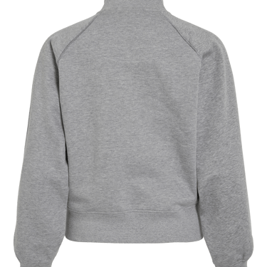 Rouge Edit ROUYORK L/S HIGH NECK ZIPPER SWEAT Light Grey Melange - KYOTO - Rouge Edit