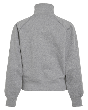 Rouge Edit ROUYORK L/S HIGH NECK ZIPPER SWEAT Light Grey Melange - KYOTO - Rouge Edit