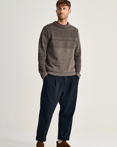 S. N. S. HERNING FISHERMAN - III sweater Høj Hals terra - II brown - KYOTO - S. N. S. HERNING