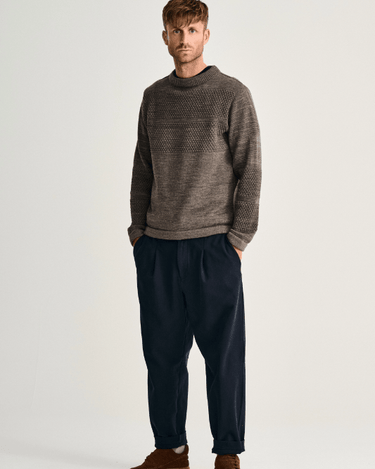 S. N. S. HERNING FISHERMAN - III sweater Høj Hals terra - II brown - KYOTO - S. N. S. HERNING