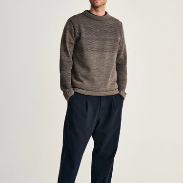 S. N. S. HERNING FISHERMAN - III sweater Høj Hals terra - II brown - KYOTO - S. N. S. HERNING