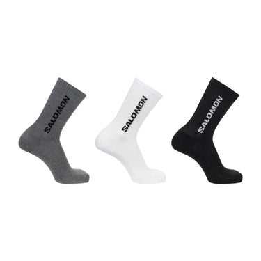 Salomon EVERYDAY CREW 3 - pack - black - white - grey socks - KYOTO - Salomon