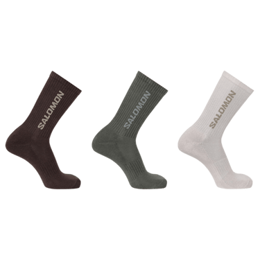 Salomon EVERYDAY CREW 3 - PACK - SILVER CLOUD - SEDONA Strømper - KYOTO - Salomon