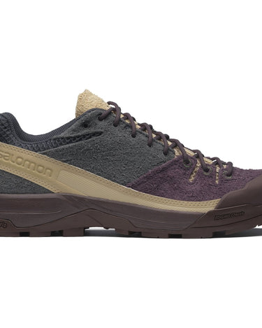 Salomon X - ALP SUEDE Plum Perfect/Nine Iron Sneakers - KYOTO - Salomon