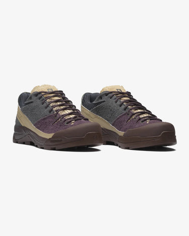 Salomon X - ALP SUEDE Plum Perfect/Nine Iron Sneakers - KYOTO - Salomon