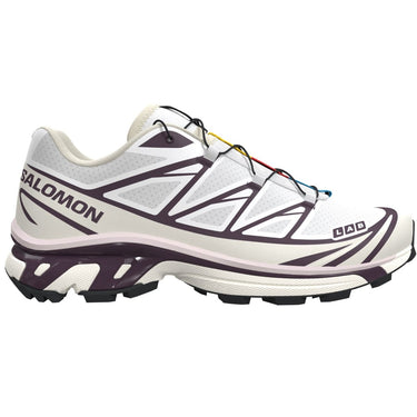Salomon XT - 6 White/Vanilla Ice/Plum Sneakers - KYOTO - Salomon