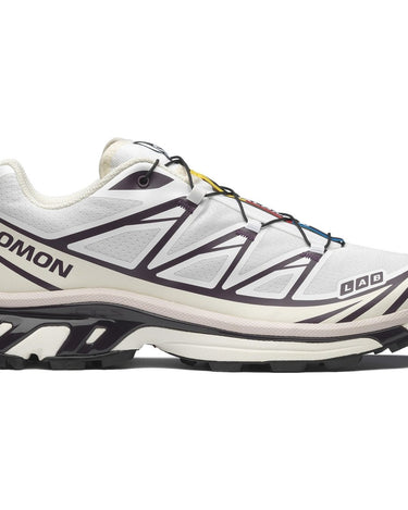 Salomon XT - 6 White/Vanilla Ice/Plum Sneakers - KYOTO - Salomon