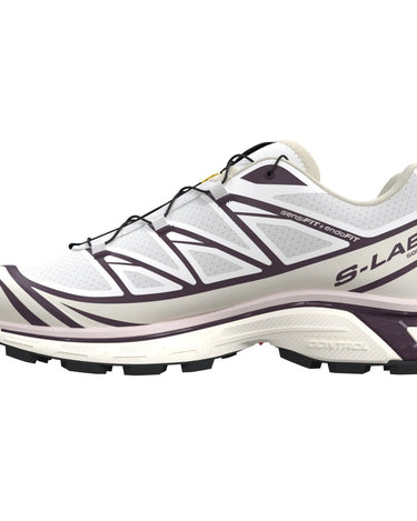 Salomon XT - 6 White/Vanilla Ice/Plum Sneakers - KYOTO - Salomon