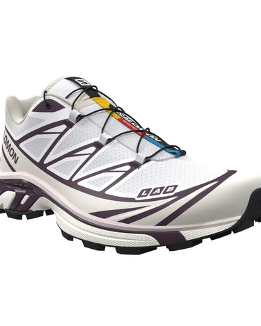 Salomon XT - 6 White/Vanilla Ice/Plum Sneakers - KYOTO - Salomon
