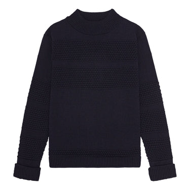 SNS FISHERMAN - II crew neck rund hals Navy Blue - KYOTO - S. N. S. HERNING