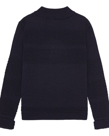 SNS FISHERMAN - II crew neck rund hals Navy Blue - KYOTO - S. N. S. HERNING