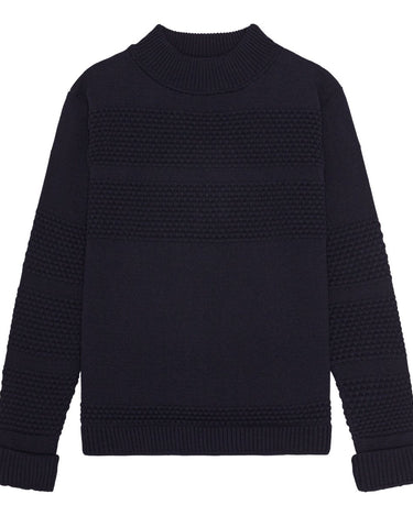 SNS FISHERMAN - II sweater Høj Hals Navy blue - KYOTO - S. N. S. HERNING