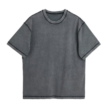 Sunflower CONTRAST TEE WASHED BLACK - KYOTO - Sunflower