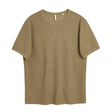 Sunflower JAGGER WAFFLE KHAKI T-shirt - KYOTO - Sunflower