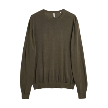 Sunflower MERINO Crew Army - KYOTO - Sunflower