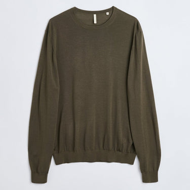 Sunflower MERINO Crew Army - KYOTO - Sunflower