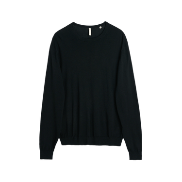Sunflower MERINO Crew BLACK - KYOTO - Sunflower