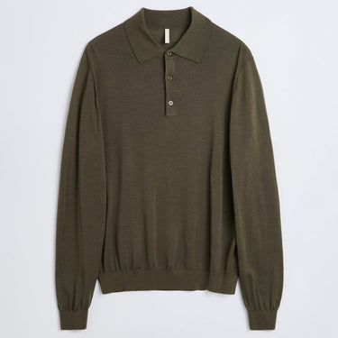 Sunflower MERINO POLO Army - KYOTO - Sunflower